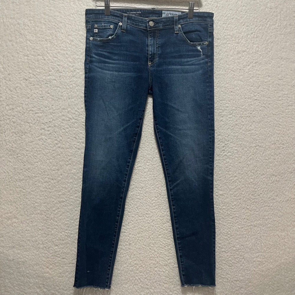 AG Adriano Goldschmied The Legging Ankle Super Skinny Jeans‎ Wash Distressed 32